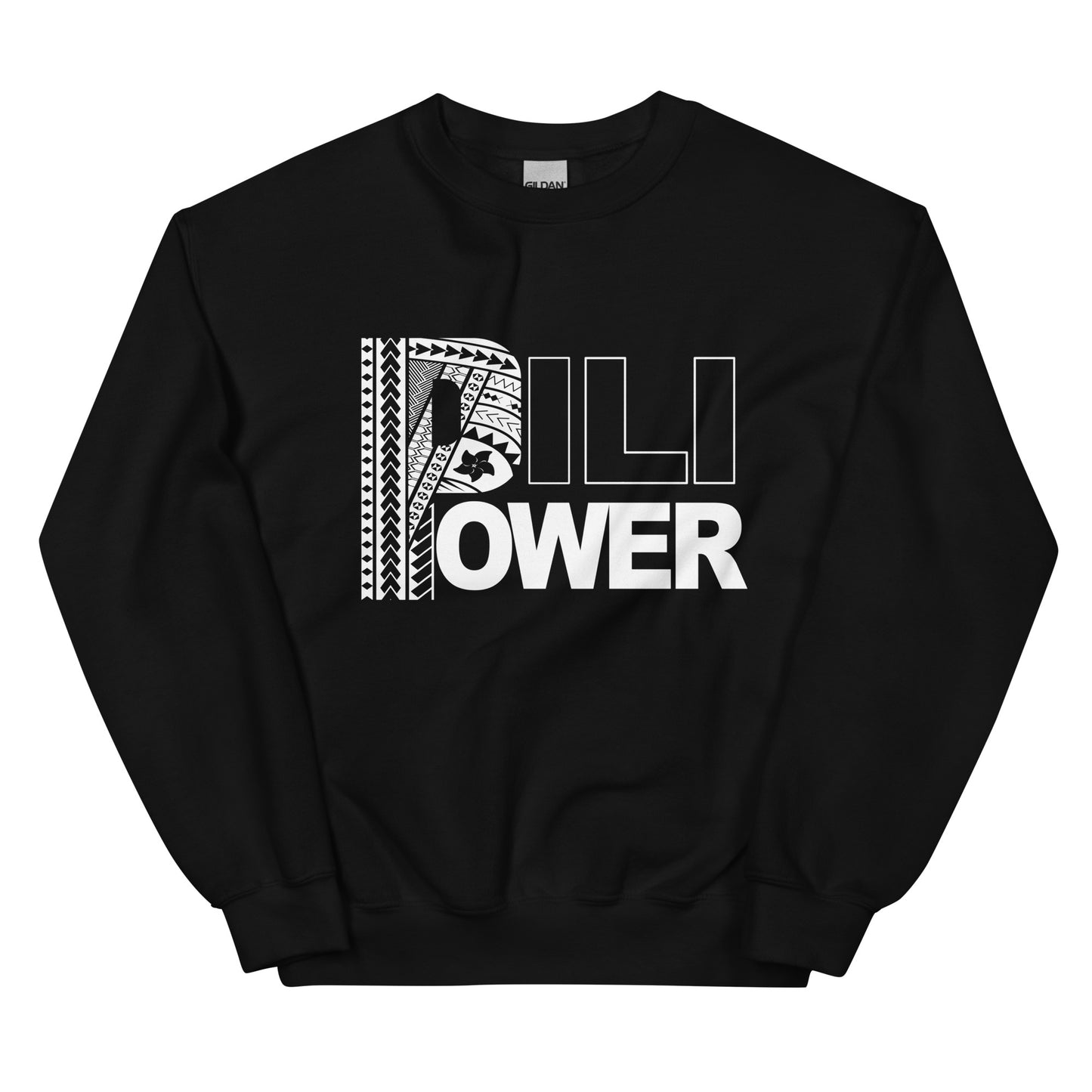PILI POWER crew neck - white logo
