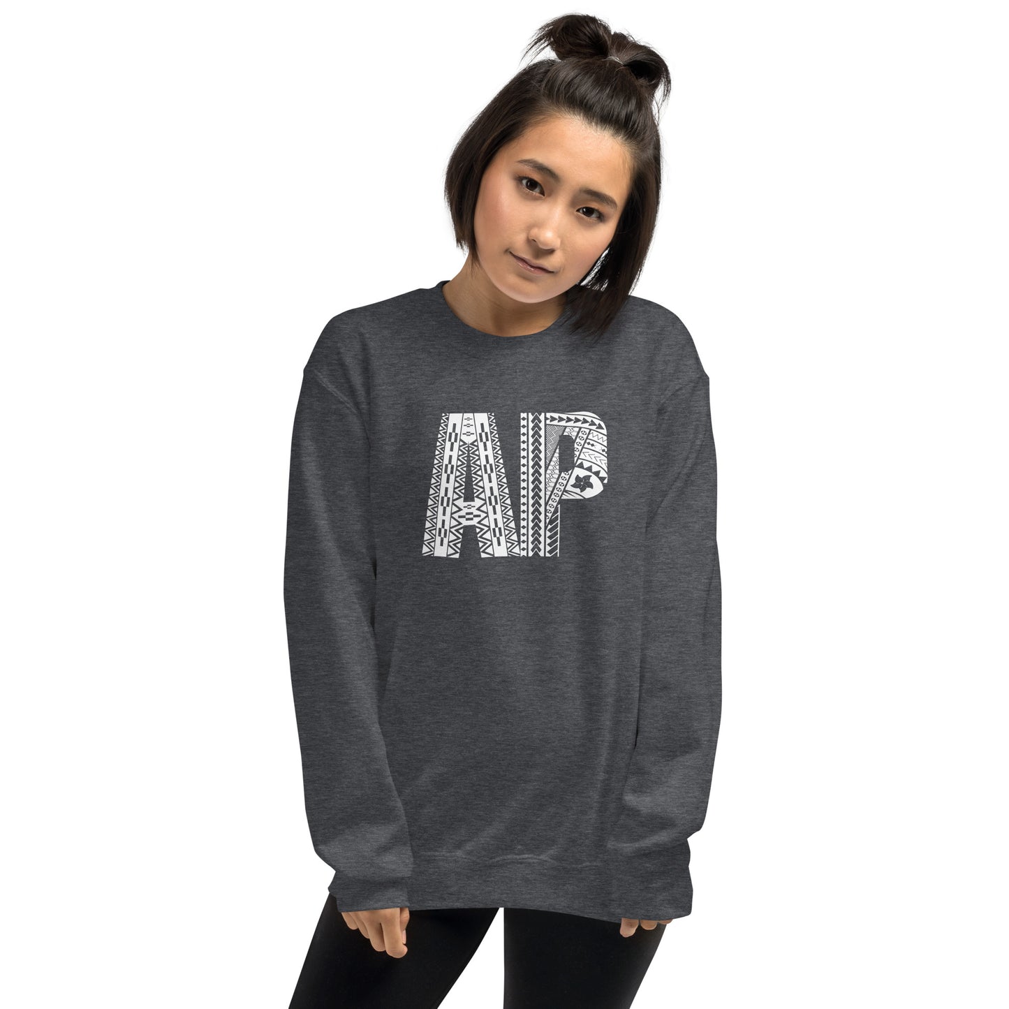 AP Tribal Crew Neck - White Logo