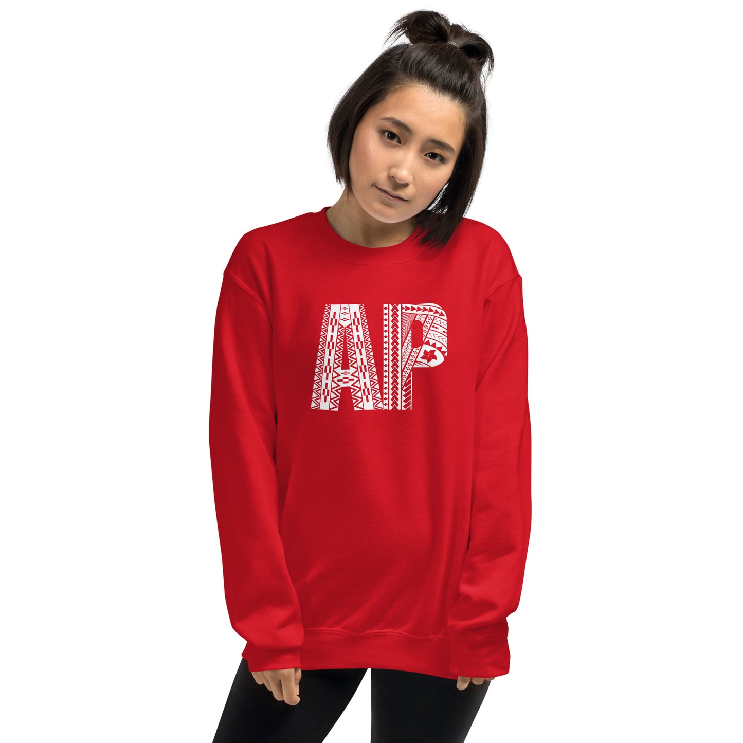 AP Tribal Crew Neck - White Logo