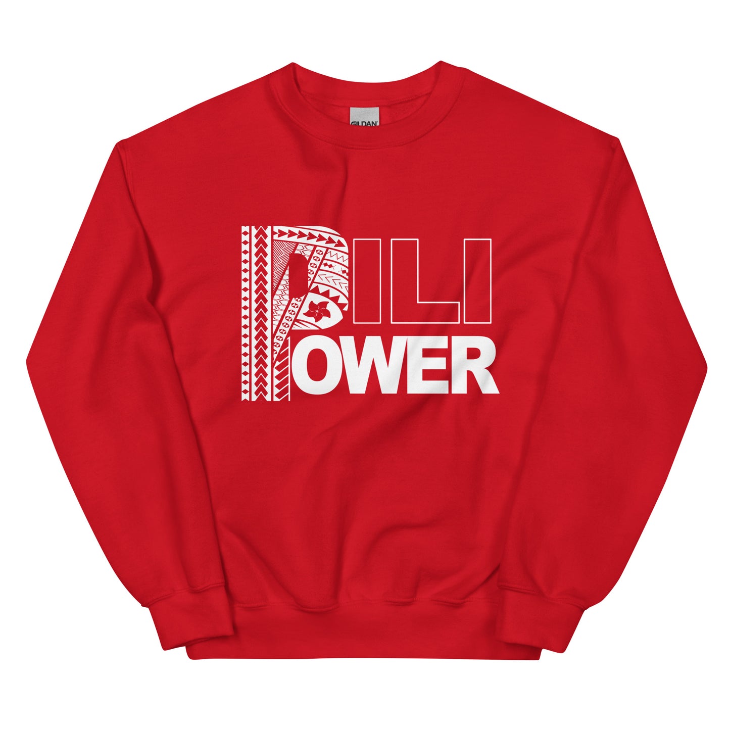 PILI POWER crew neck - white logo