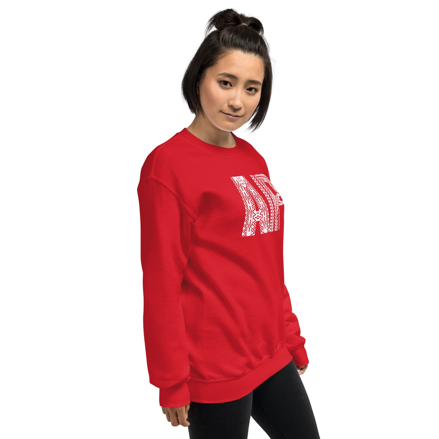 AP Tribal Crew Neck - White Logo